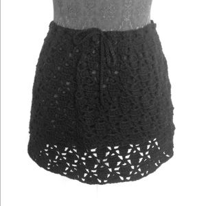 Crochet handmade skirt coverup